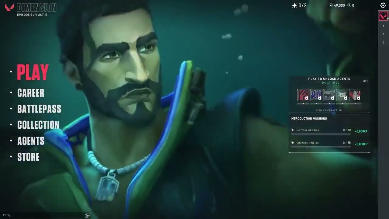 Valorant Episode 5 Act 3: Homescreen and UI changes