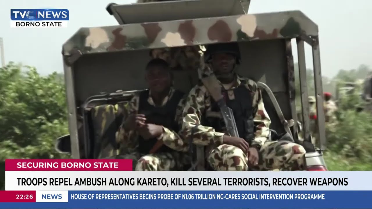 Troops Repel Anbush Along Kareto, Kill Several Terrorists, Recover Weapons