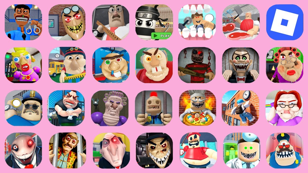 Roblox, EPIC PRISON BREAKOUT!, Bob the Dentist!, GREAT SCHOOL BREAKOUT!, CAPPUCCINO ASSASSINO'S...