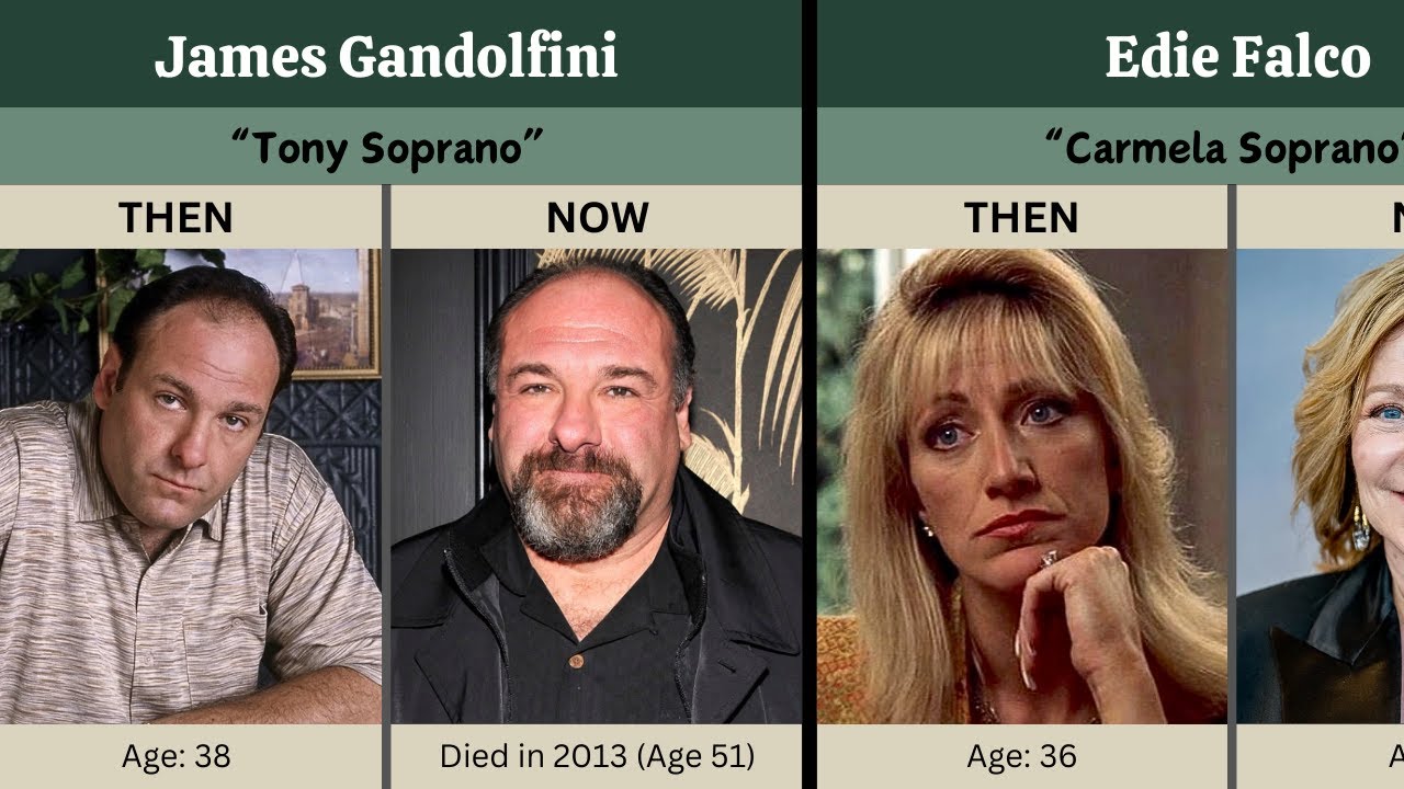 The Sopranos (1999) Cast Then and Now 2024