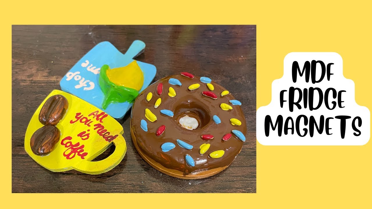 How to make Fridge Magnets| MDF Fridge Magnets| DIY Fridge Magnets #diy #fridgemagnets