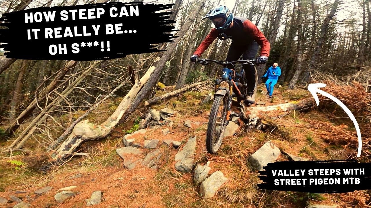 How steep can the trail be... Oh S*** it's steep! | Enduro MTB Scotland