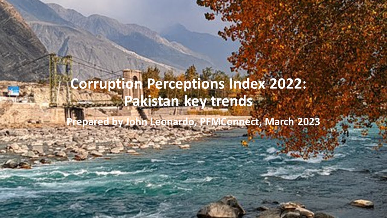 Corruption Perceptions Index 2022 Pakistan key trends 2012-2022