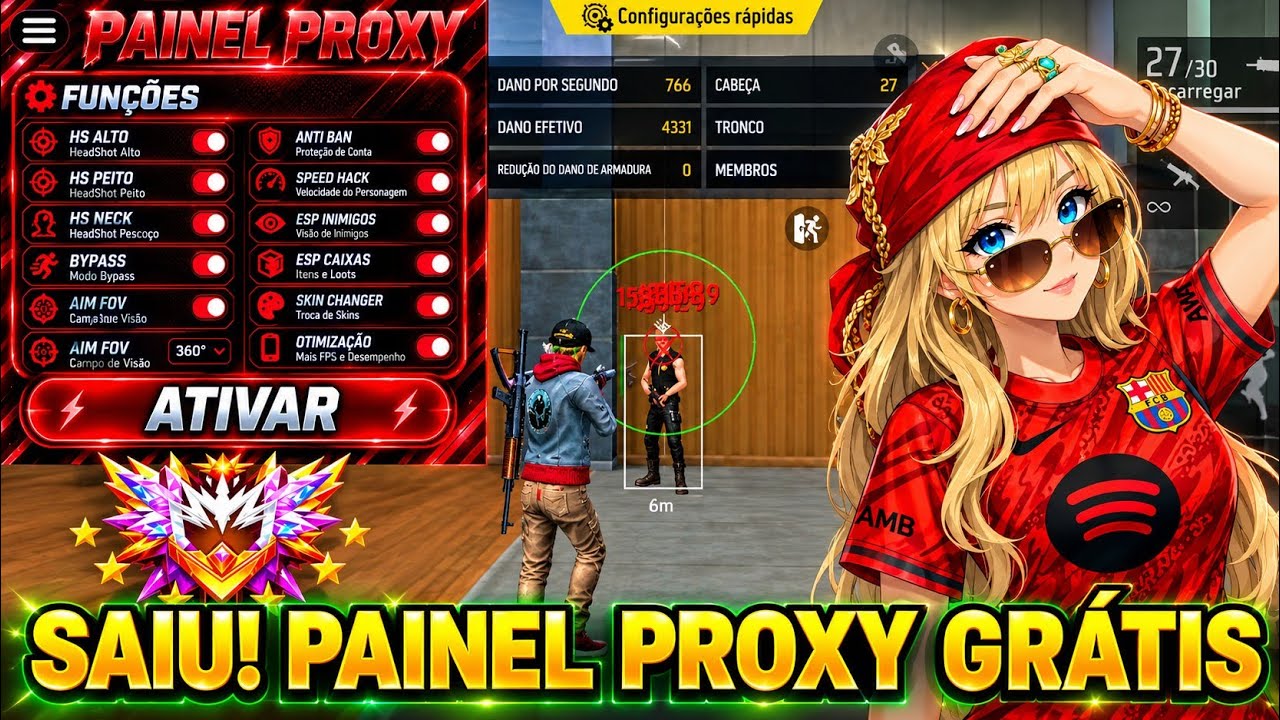 SAIU‼️PAINEL PROXY REIMODS V7  SEIFE + HS PROXY NO IP NO SHIZUCO NO ROOT 100% GRATIS PARA ANDROID🇧🇷