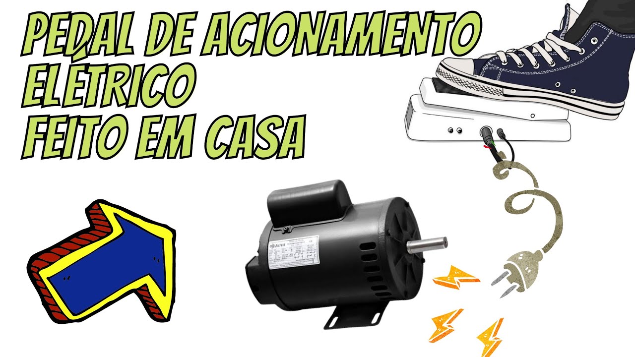 Como fazer um pedal para motor elétrico | Quadro 09tudo #2