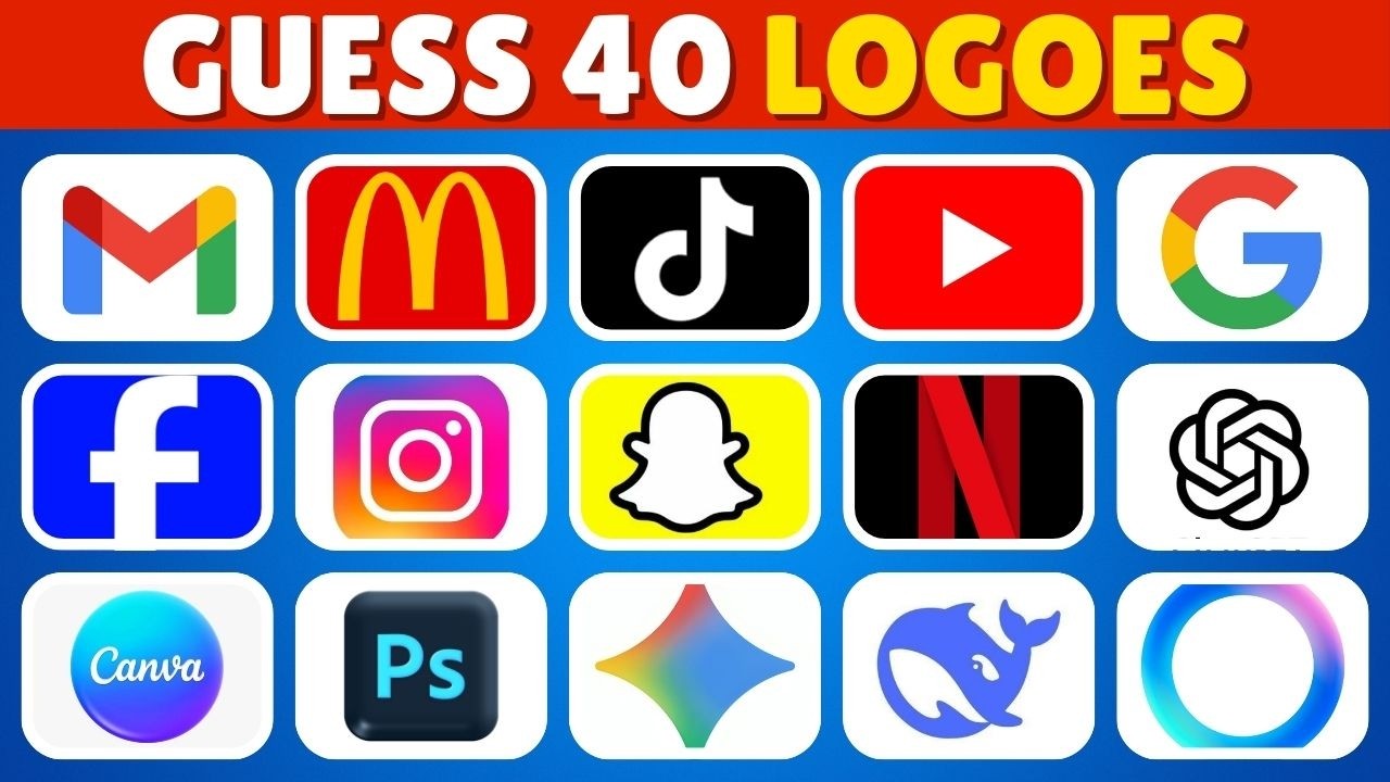 Guess the Logo in 3 Seconds | 40 Famous Logos Challenge | Logo Quiz 2026