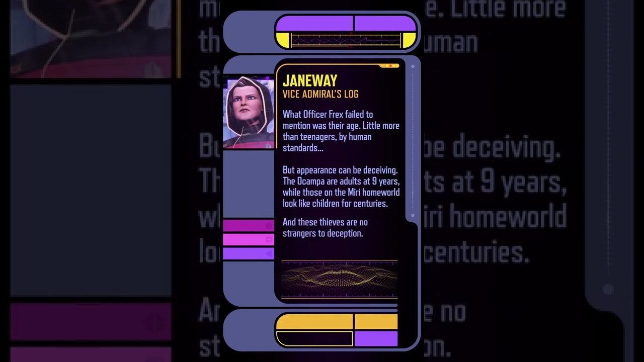 Star Trek: Prodigy - Instagram Logs - 1x14 - Janeway