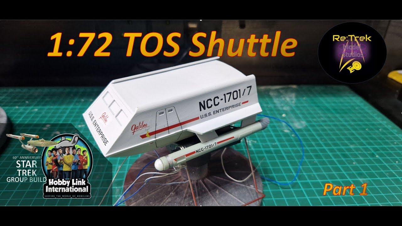 1/72 TOS Shuttle from Cozmic Scale Models part 1