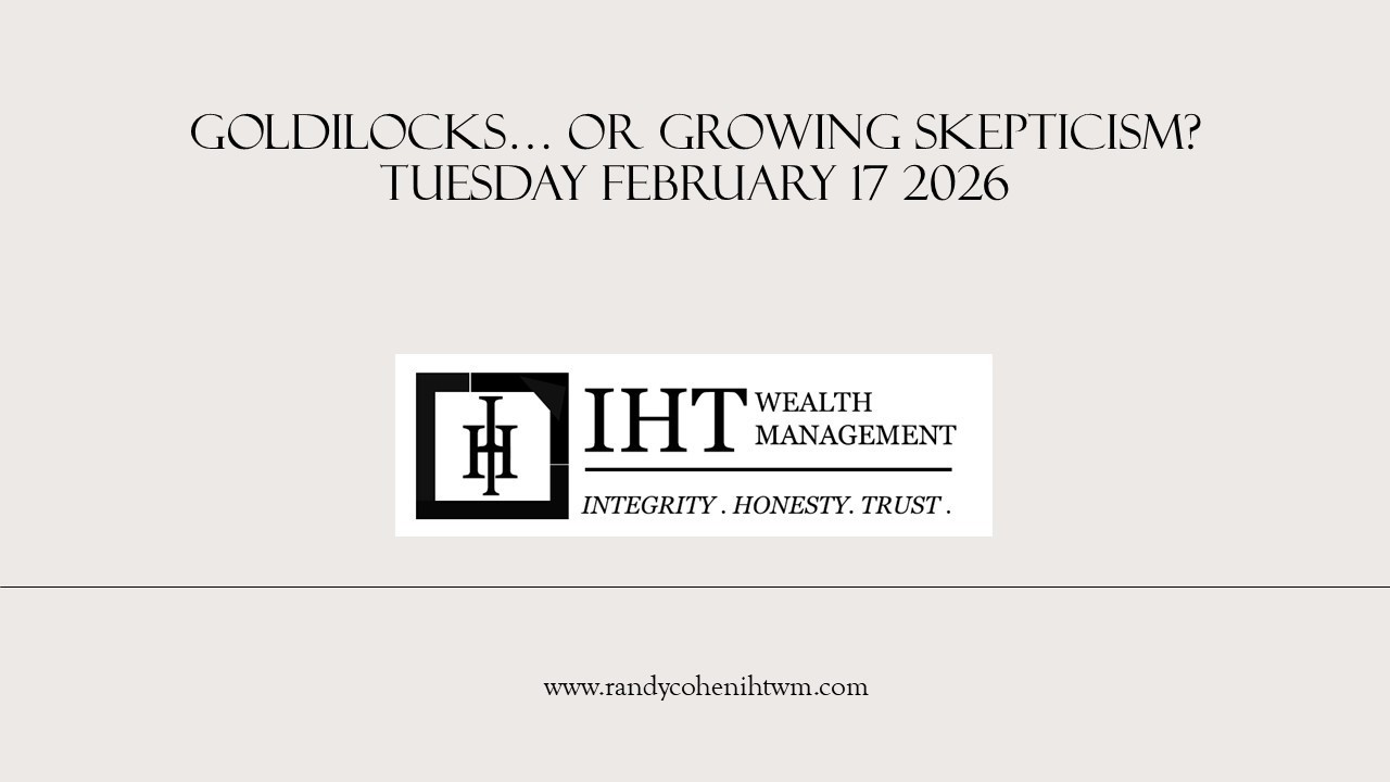 Goldilocks… or Growing Skepticism? Tuesday February 17 2026