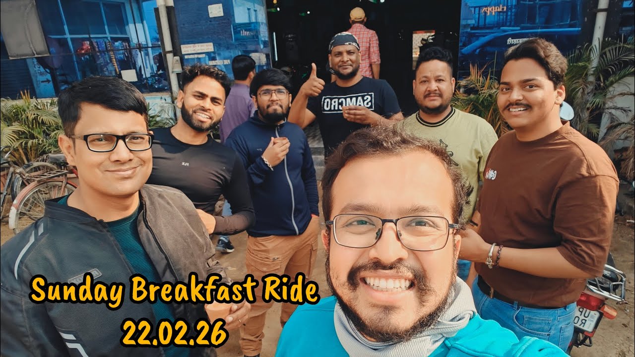 Sunday Breakfast Ride to Rajpoot Dhaba, Gopiganj. Varanasi