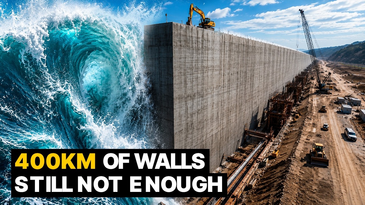 Japan Built Nearly 400 km of Tsunami Walls - But Not to Stop the Biggest Wave