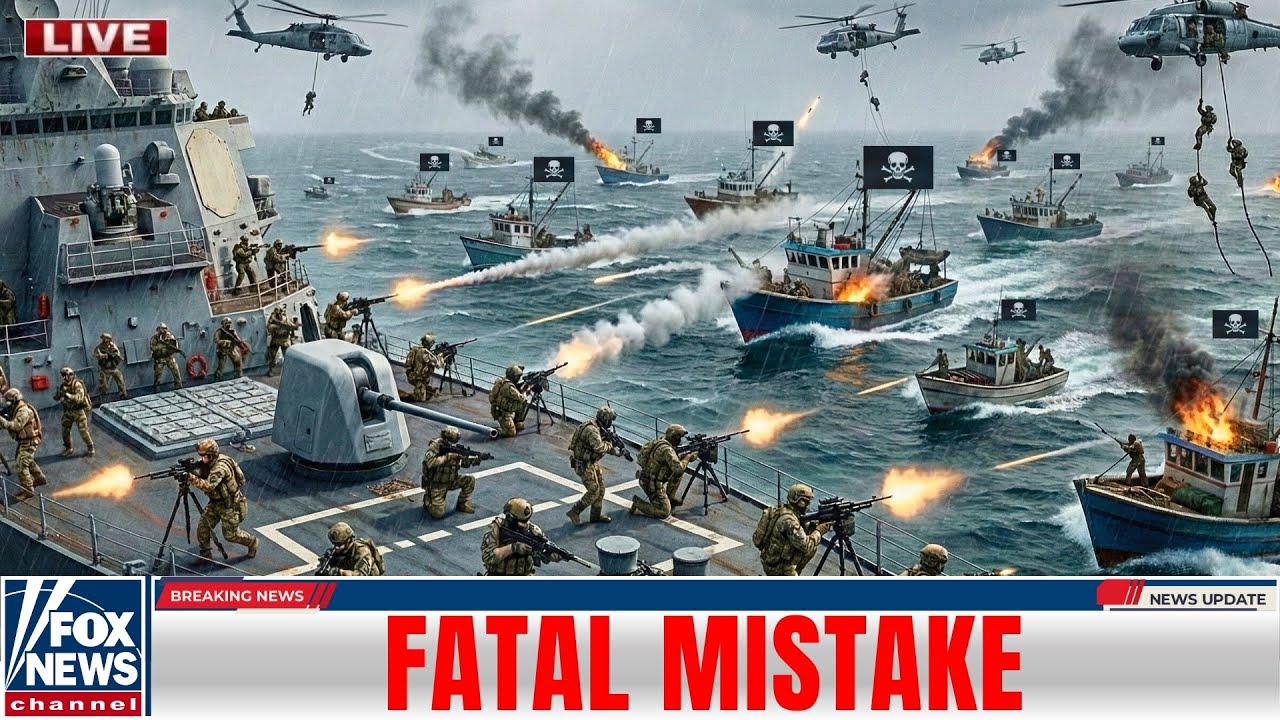 35 Pirate Boats Swarmed a US Navy Supply Ship... Then Made a FATAL Mistake | US Special Force