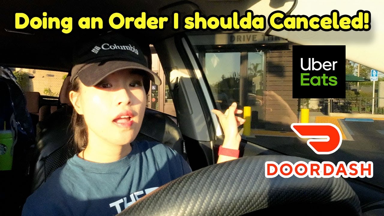 Doing an Order I should have Canceled! Uber Eats Ride Along Door Dash ... This is not good..