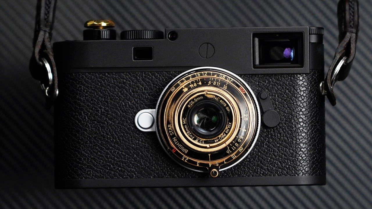 Customized my Brightin Star 28mm F/2.8 with some brassing