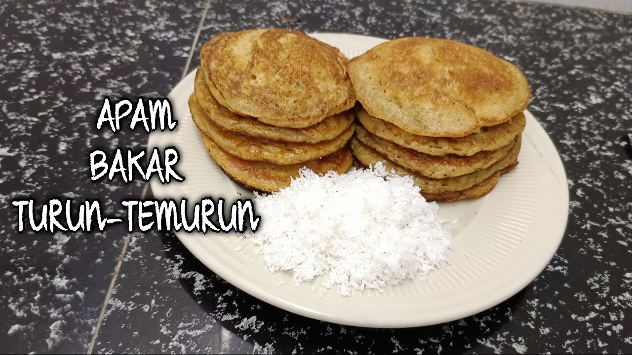 Cara buat Apam bakar turun-temurun ..kueh orang lama