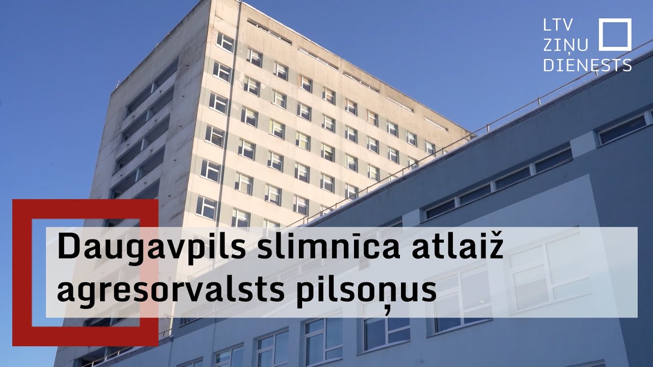 Daugavpils reģionālā slimnīca atlaidusi 49 darbiniekus — Krievijas un Baltkrievijas pilsoņus