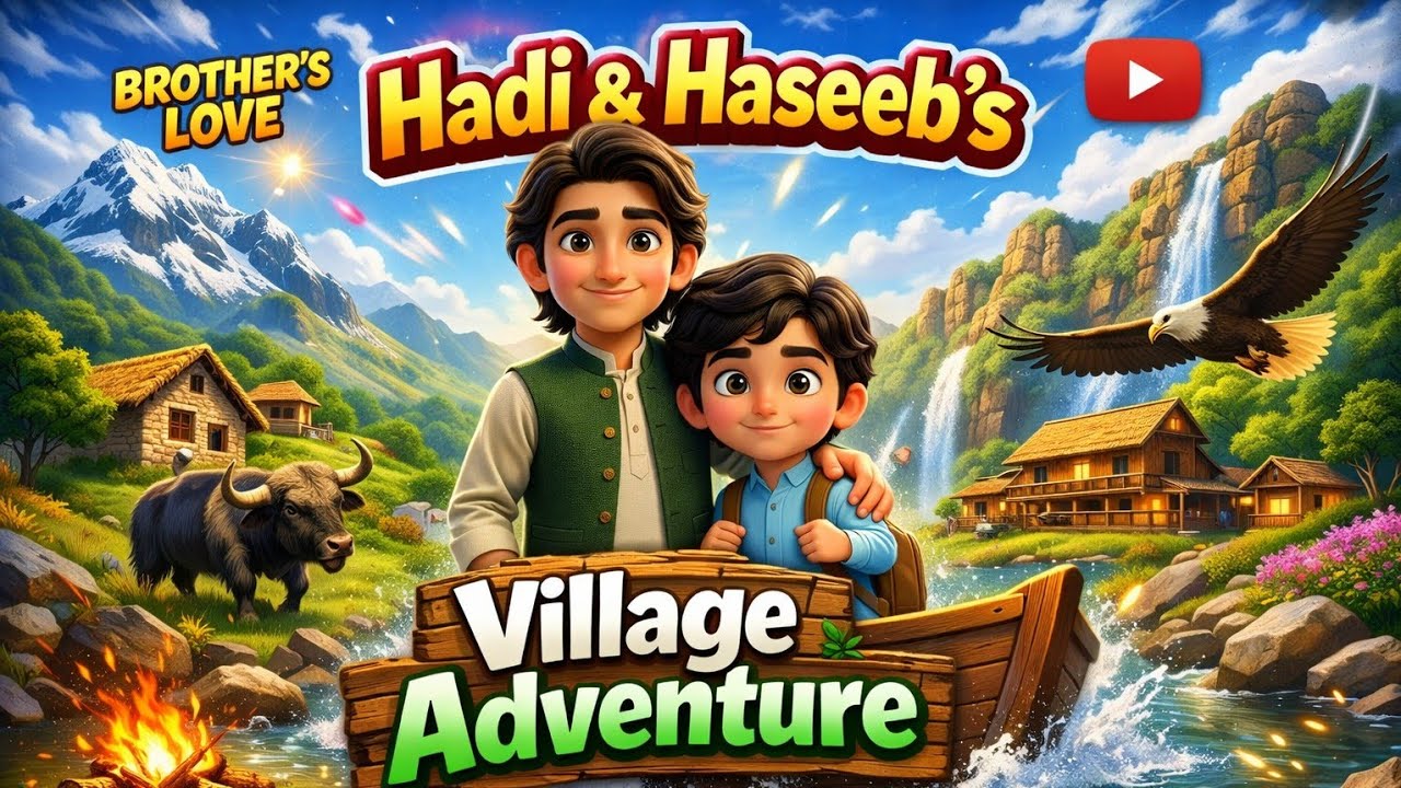 Hadi & Haseeb - Two Brothers’ Amazing Adventure | Pakistani 3D Cartoon