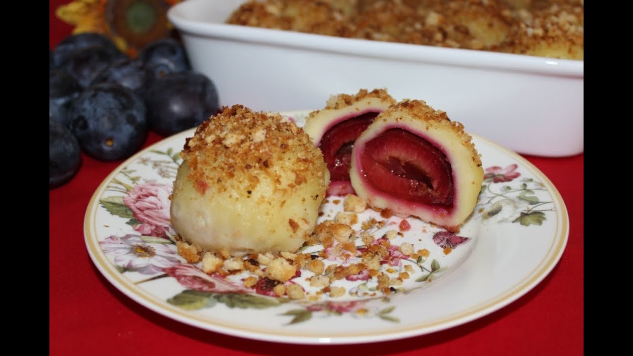 RECEPT ZA KNEDLE SA ŠLJIVAMA - RECEPT ZA GOMBOĆE - how to make plum dumplings