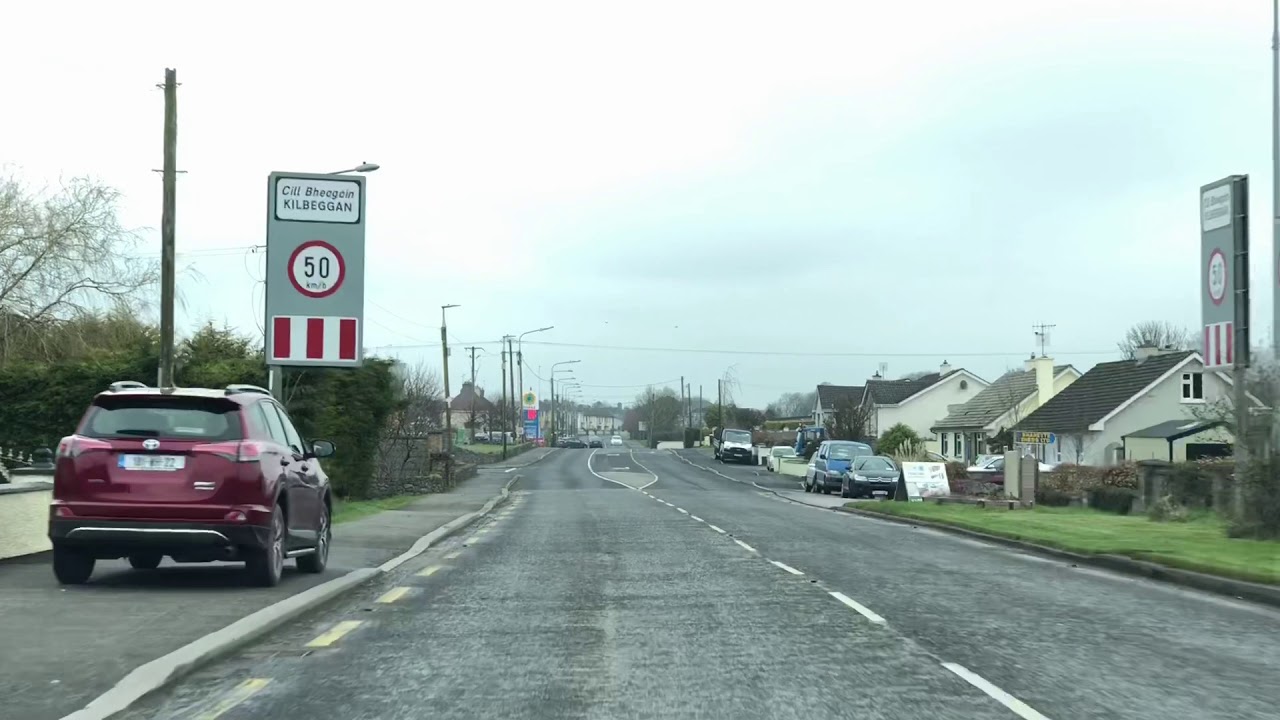 Driving Through Kilbeggan (Ireland)