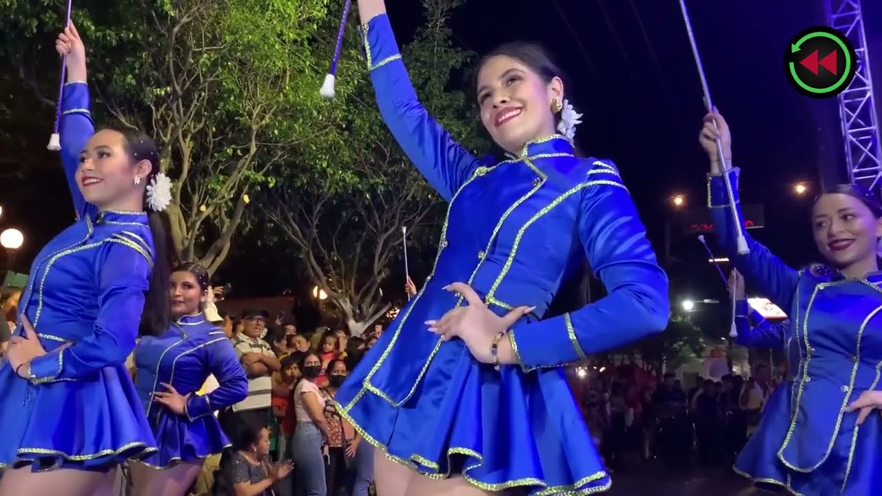 Jimena de Ilobasco Latin Band en Desfile del correo de Usulután   #rewinding #streetdance