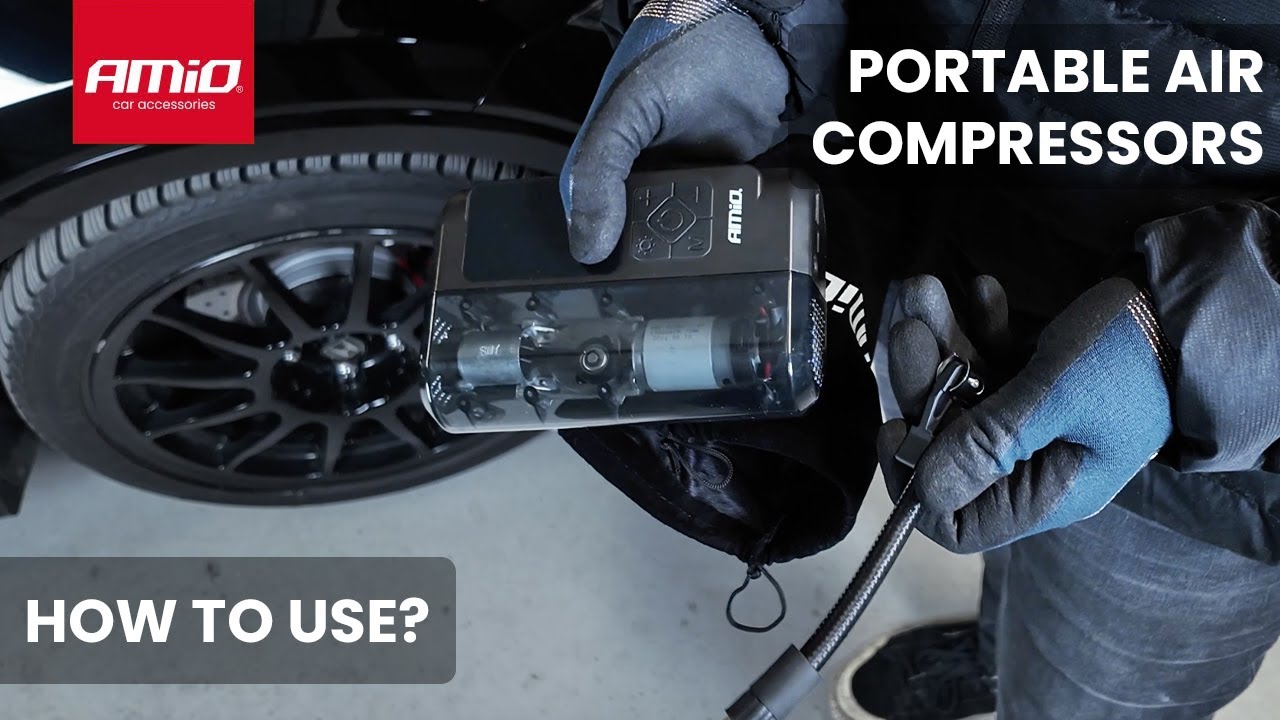 How to use AMiO air compressors? | Tutorial