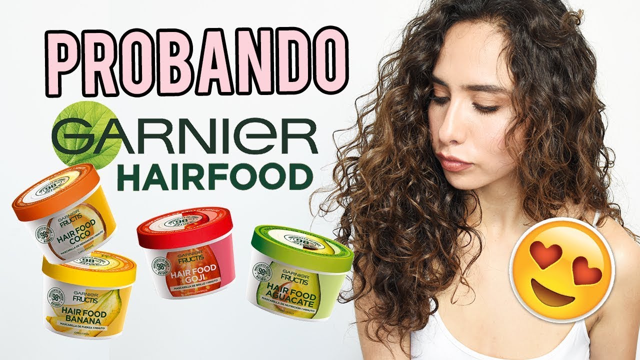 RESEÑA GARNIER HAIR FOOD MASCARILLAS 3 EN 1 🍌 ¡SON ACONDICIONADOR Y CREMA PARA PEINAR! 🙊