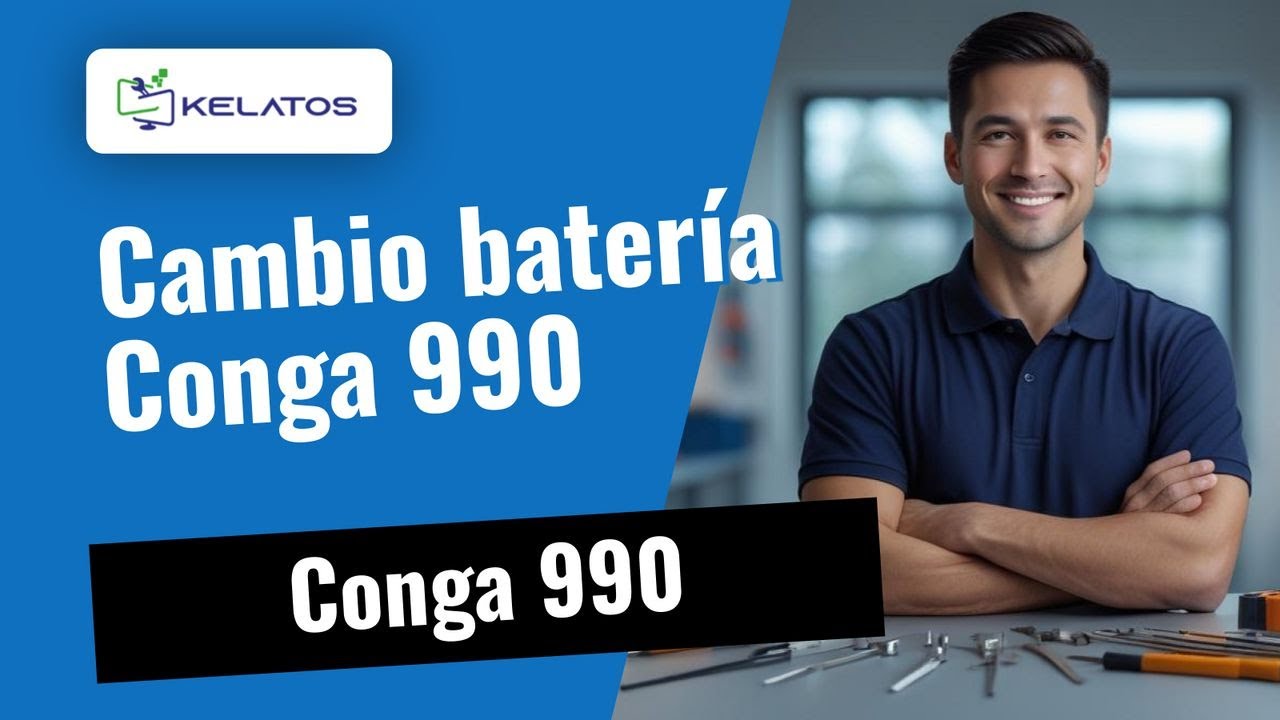 ¿Cambio de batería en Conga 990? 🔋 Solución profesional