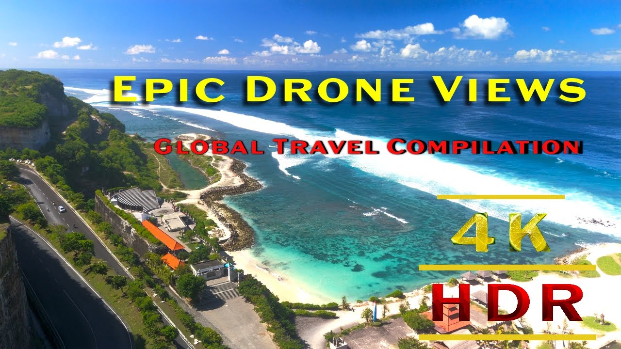 4K Drone Footage | Scenic Mix for Inspiration | Global Travel Compilation