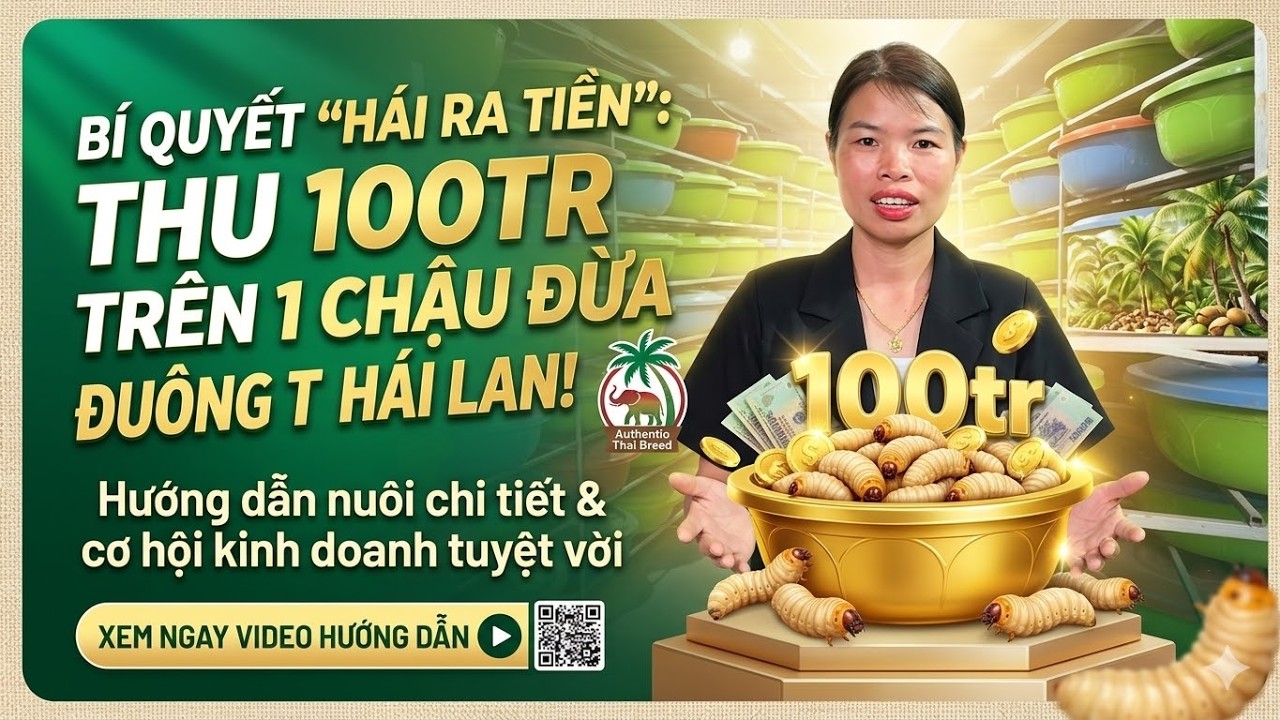 [2026] TIẾT LỘ: Cách Thu Lợi Nhuận 100 TRIỆU/Tháng Từ Một Chậu Đuông Dừa 💰🔥