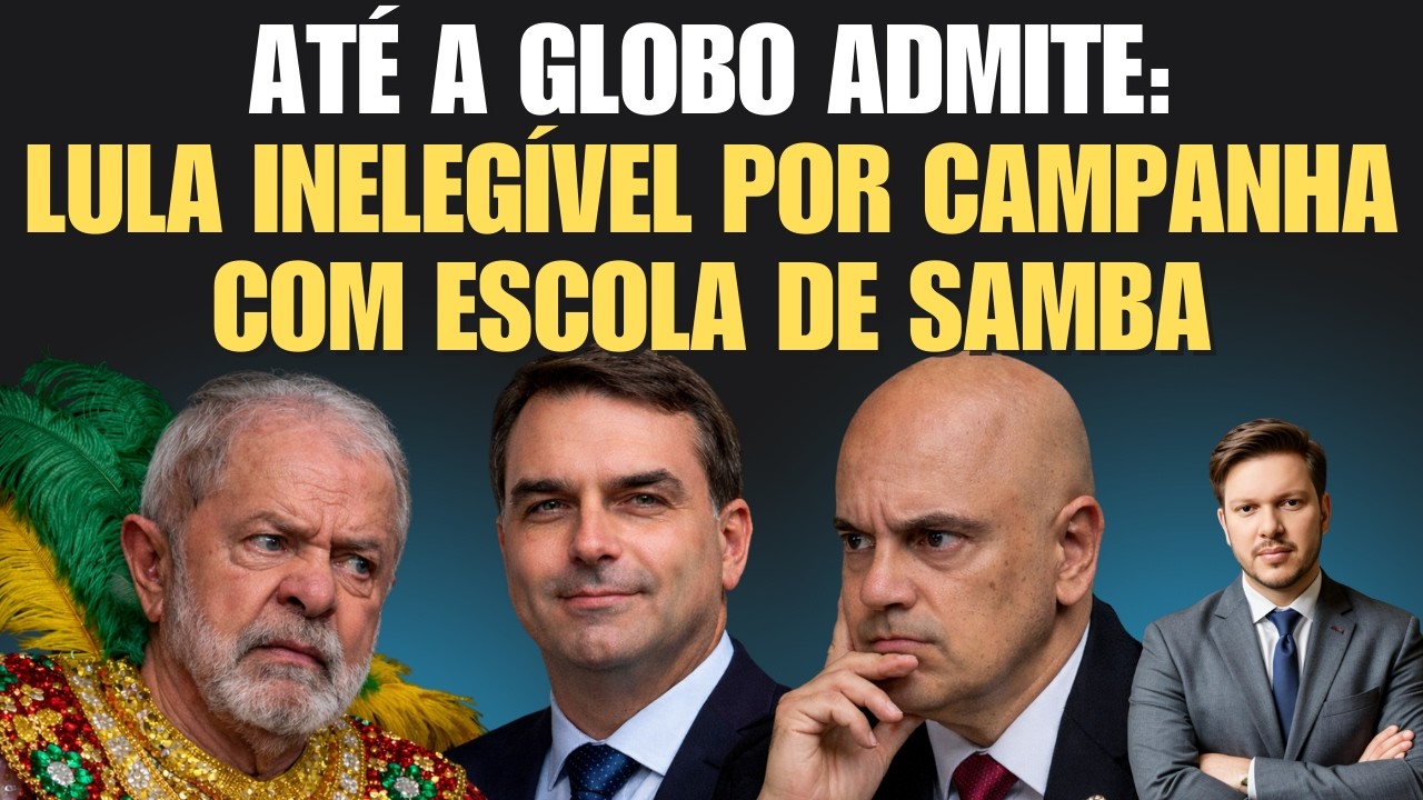 INELEGIBILIDADE de LULA ganha força, FLÁVIO BOLSONARO dispara e MORAES é exposto fora do Brasil.