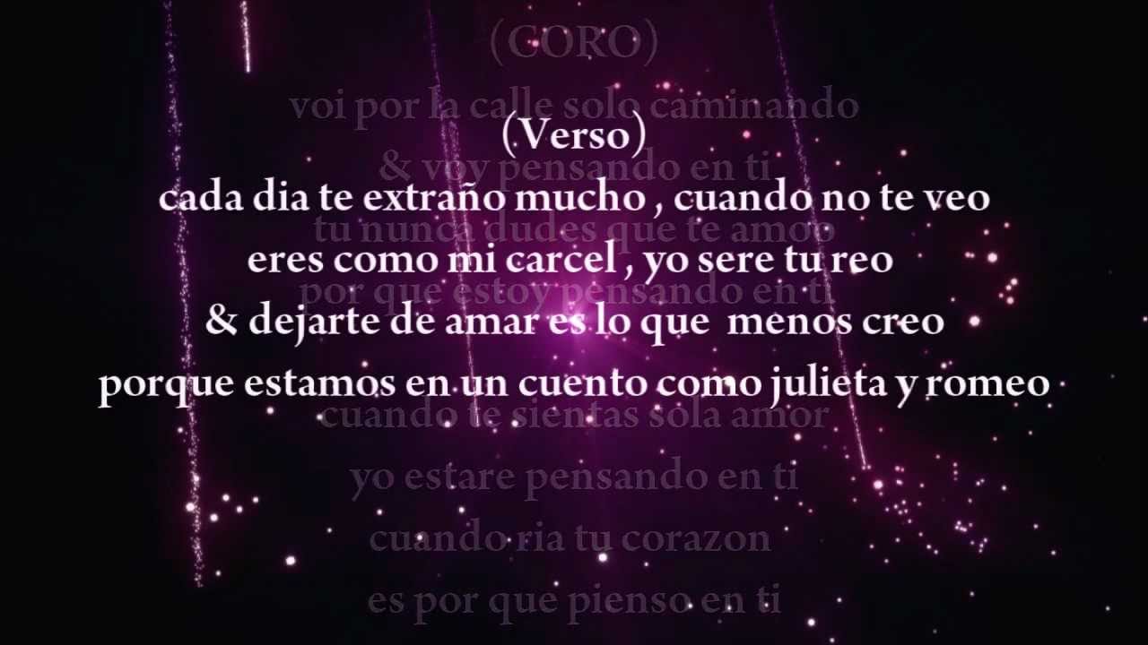 PENSANDO EN TI - RAP ROMANTICO / MCALEXIZ GARCIA