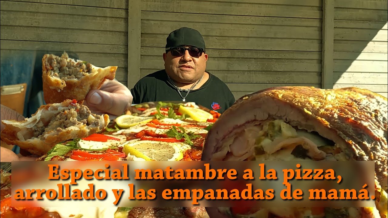 arrollado de matambre. y a la pizza mi receta 😋