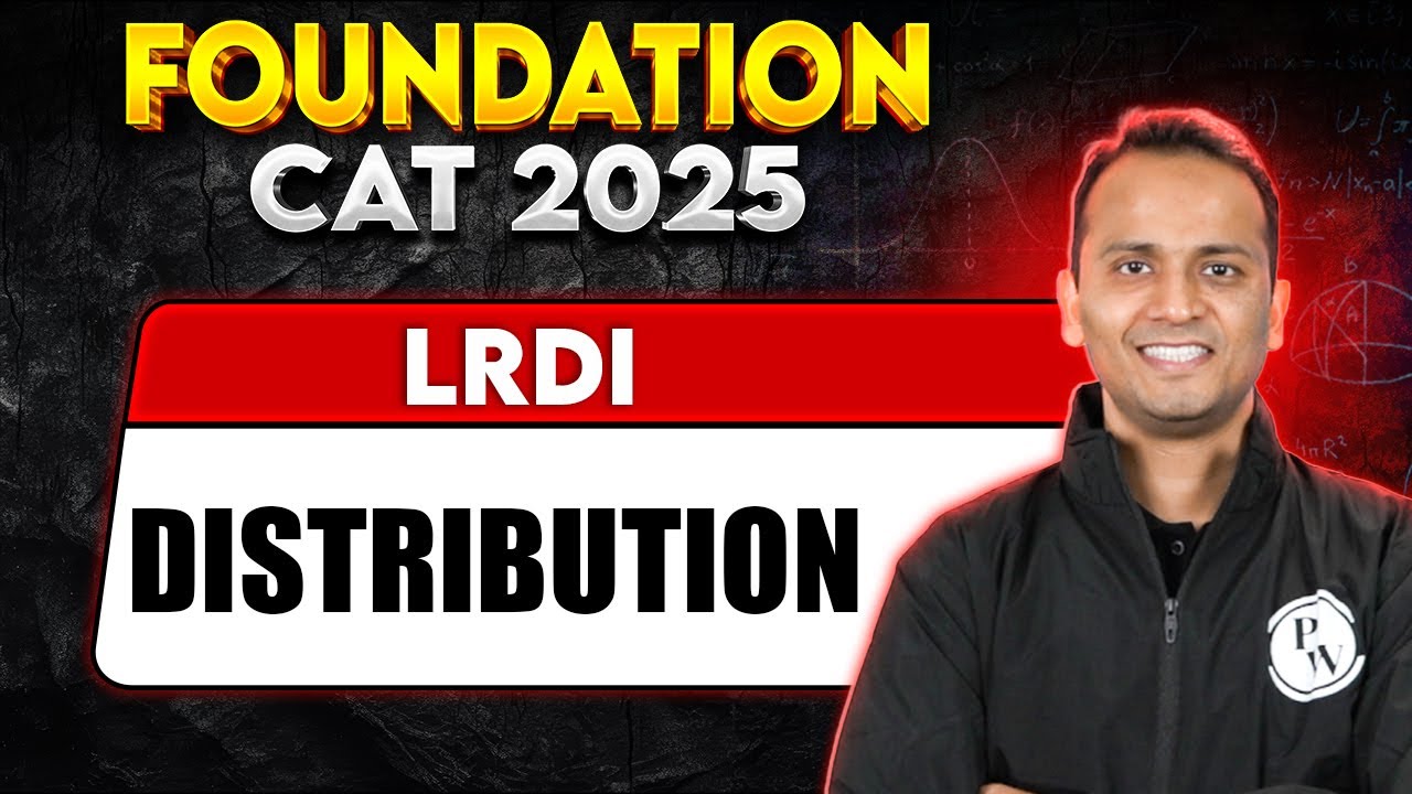 CAT 2025 | Foundation | Distributions | MBA Wallah