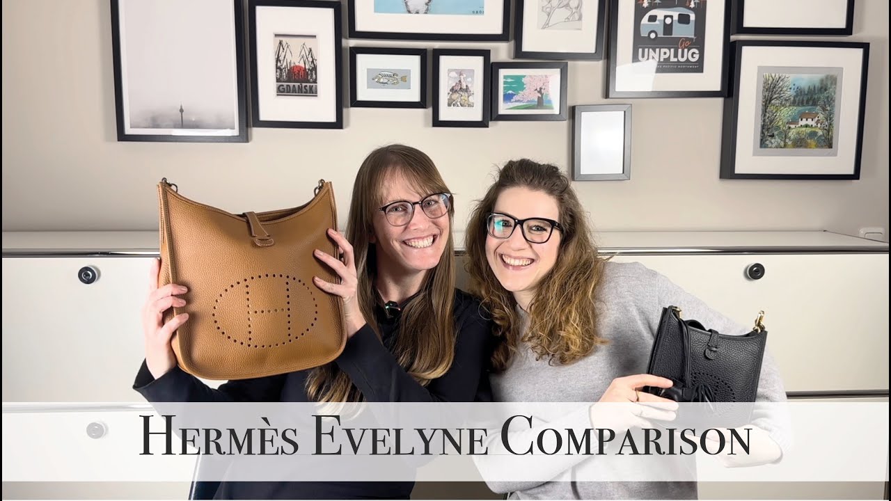 🍊 HERMÈS EVELYNE COMPARISON 🍊 l PM AND TPM SIZE l WHAT FITS INSIDE l MODSHOTS