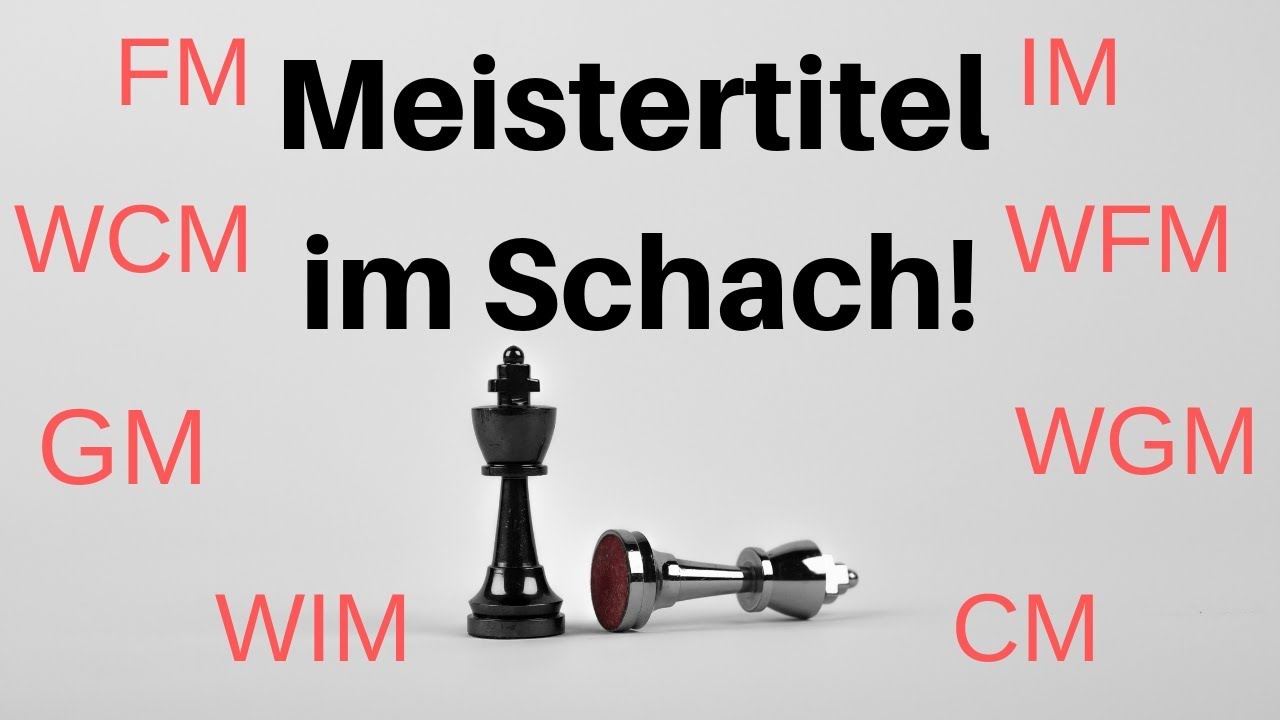 Meistertitel im Schach!
