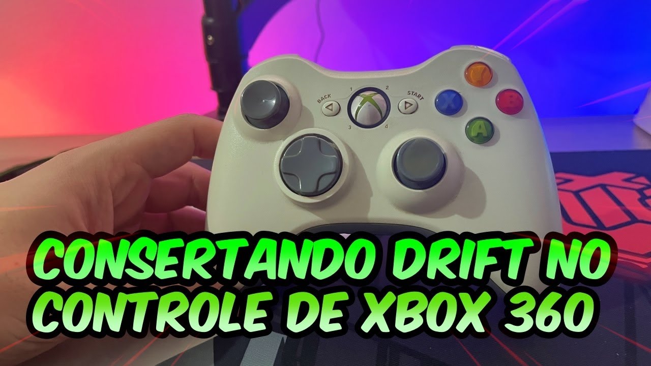 ABRINDO E LIMPANDO CONTROLE DE XBOX 360: REMOVENDO O FAMOSO DRIFT NO ANALOGICO