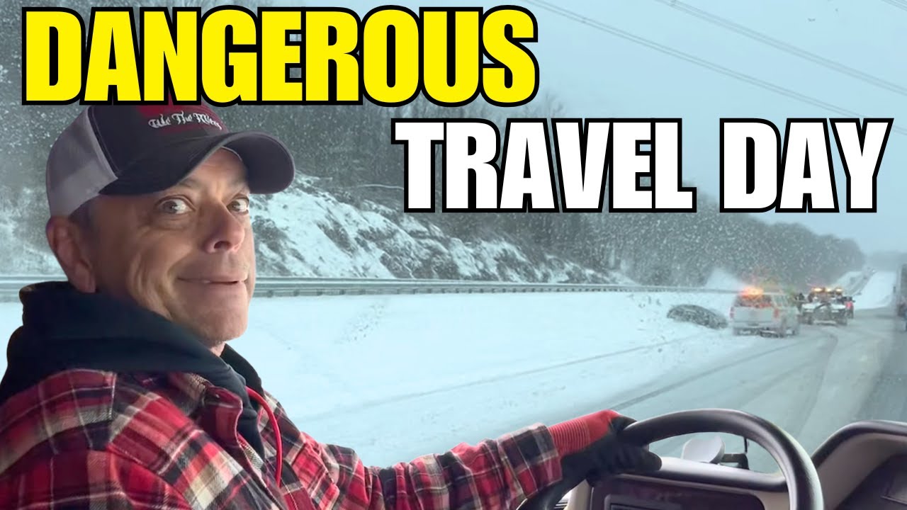 RV Trip - WINTER SNOWSTORM MISTAKE - ACCIDENTS EVERYWHERE - ARIZONA