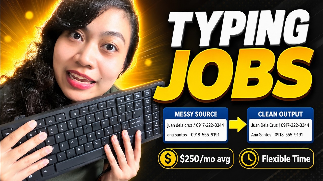 TYPE & GET PAID for Beginners | Online Typing Jobs: 8 Websites to Check