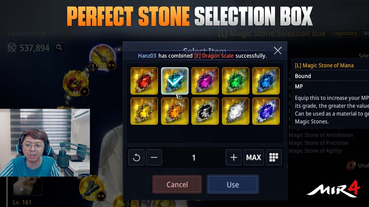 MIR4 - PERFECT SELECTION STONE BOX