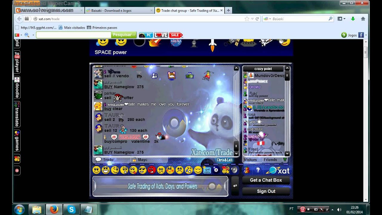 Como entrar no xat.com/trade