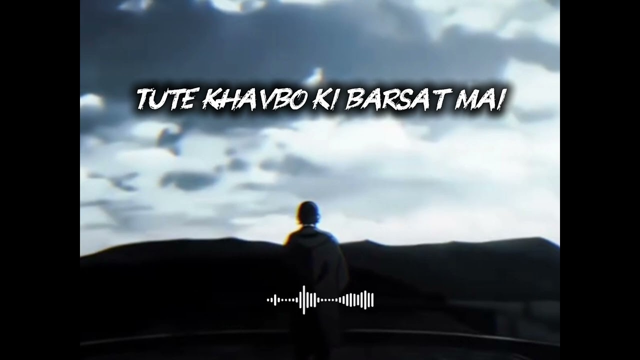 Tute khavbo ki barsat mai new sad song ❤️‍🩹Please like and subscribe🙏