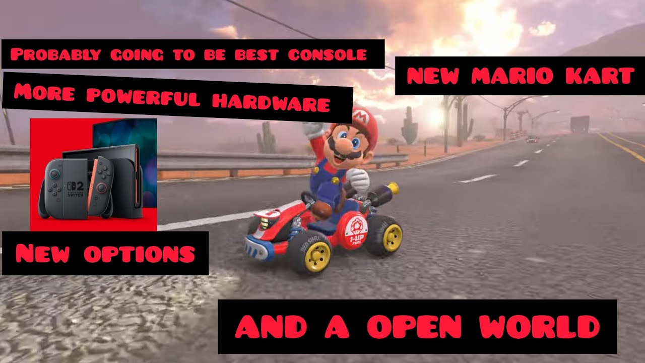 NEW MARIO KART NEW VOICE CHAT NEW MOUSE MORE POWERFUL HARDWARE MORE EVERYTHING