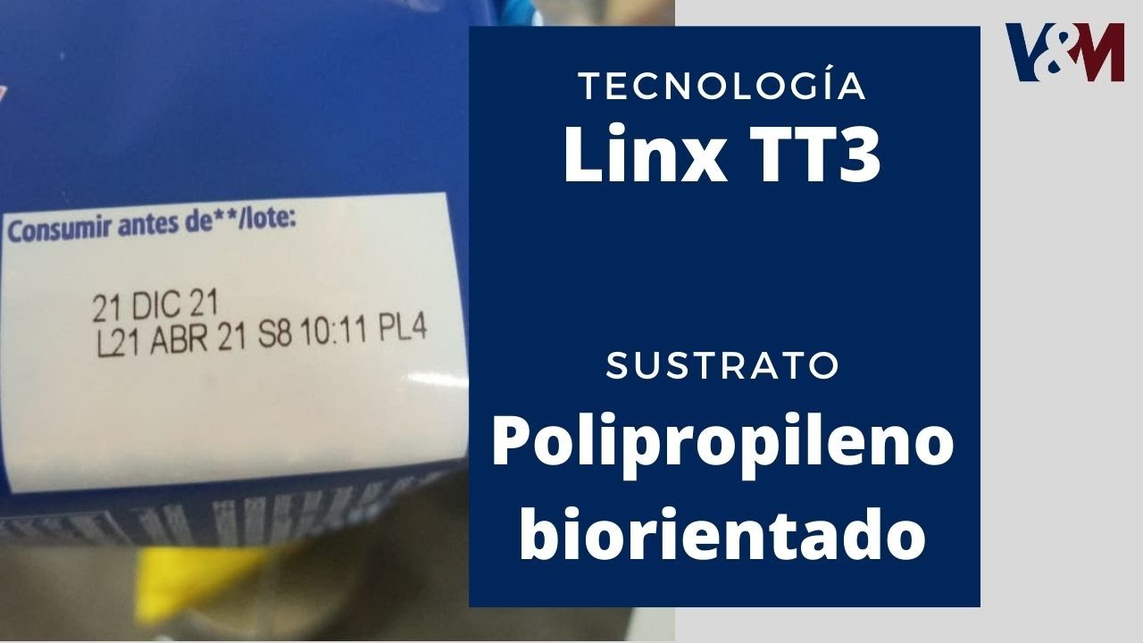 Codificaci&oacute;n en empaques de polipropileno biorientado (BOPP) con transferencia t&eacute;rmica TT3