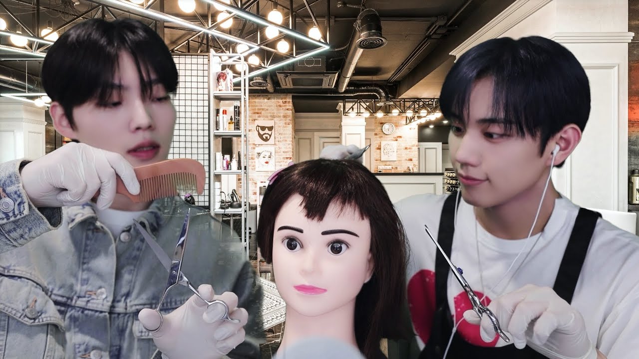 ASMR 실력이 의심되는 두 디자이너의 미용실 운영 with. 피원하모니 인탁 💈💇🏻‍♀️