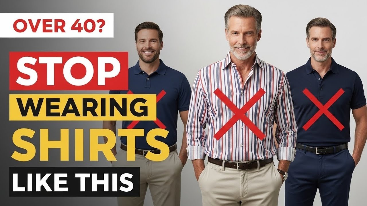 Most Men 40+ Get This Shirt Wrong - Don't Be One Of Them