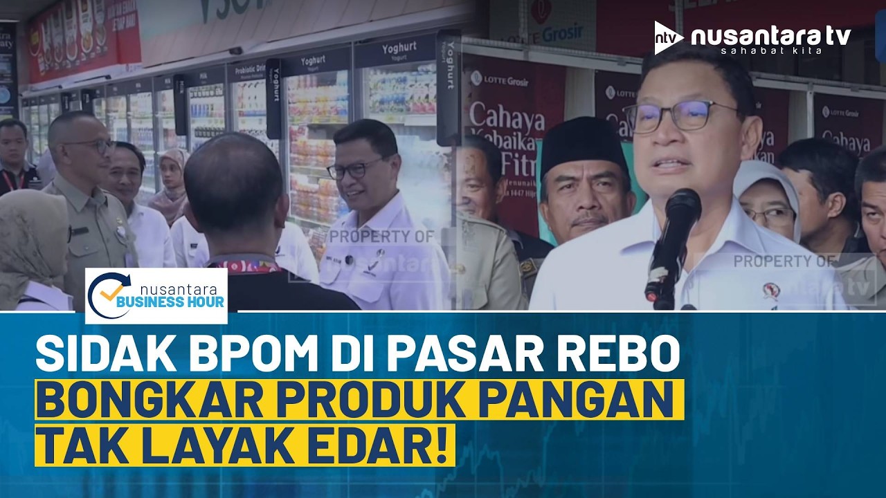 BPOM dan Pemprov DKI Sidak Pangan di Pasar Rebo, Temukan Produk Tak Layak Edar | NBH