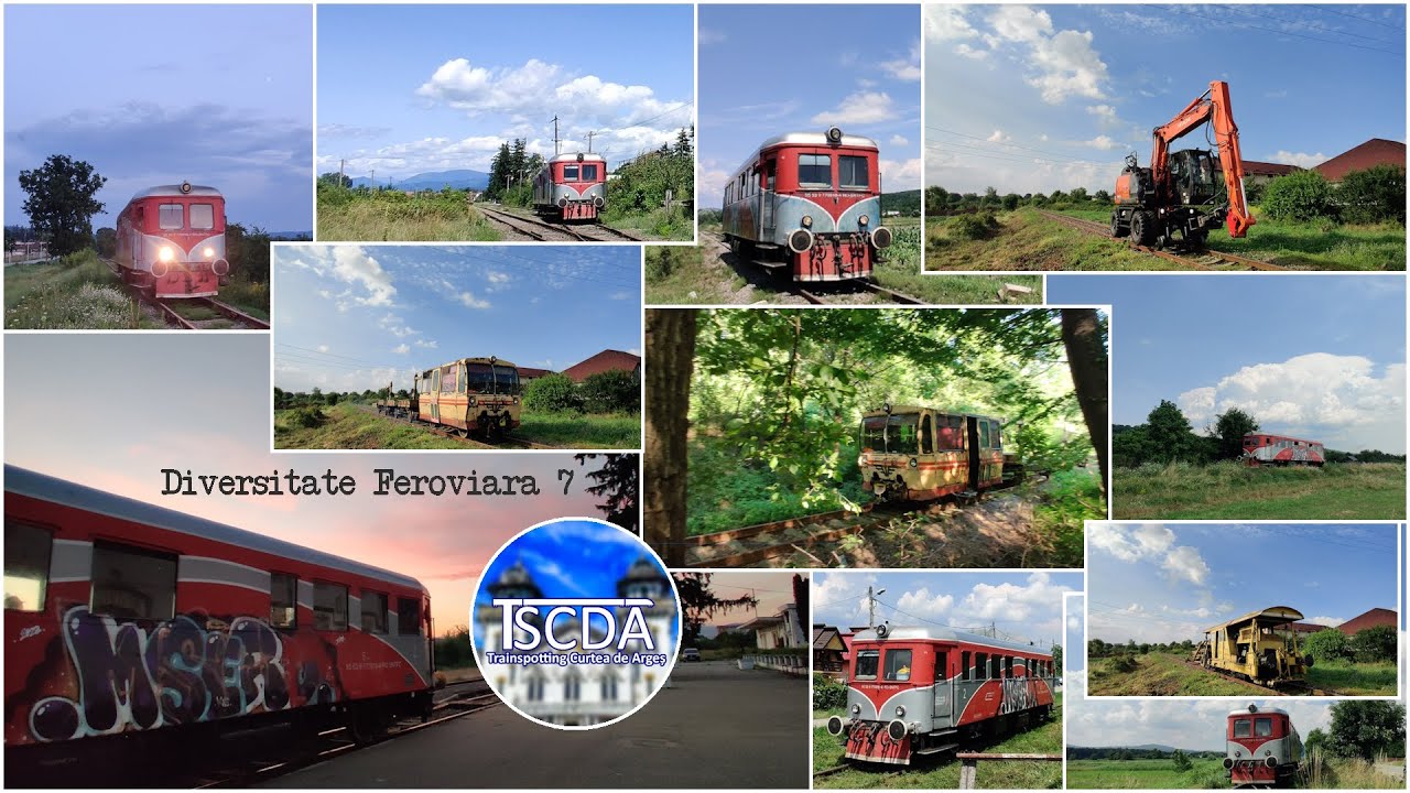 [4K] Diversitate feroviară pe secția Pitești - Curtea de Argeș (7)