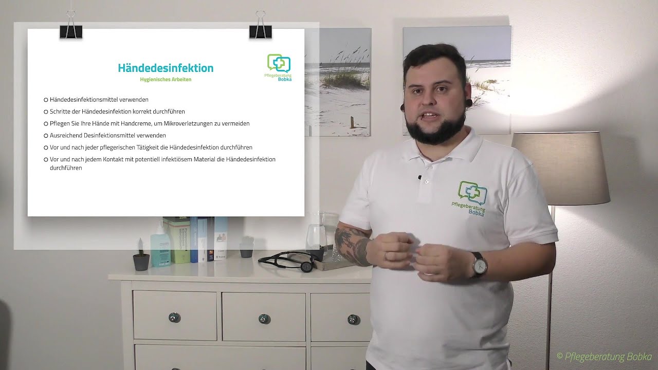 Hygienisches Arbeiten in der Pflege