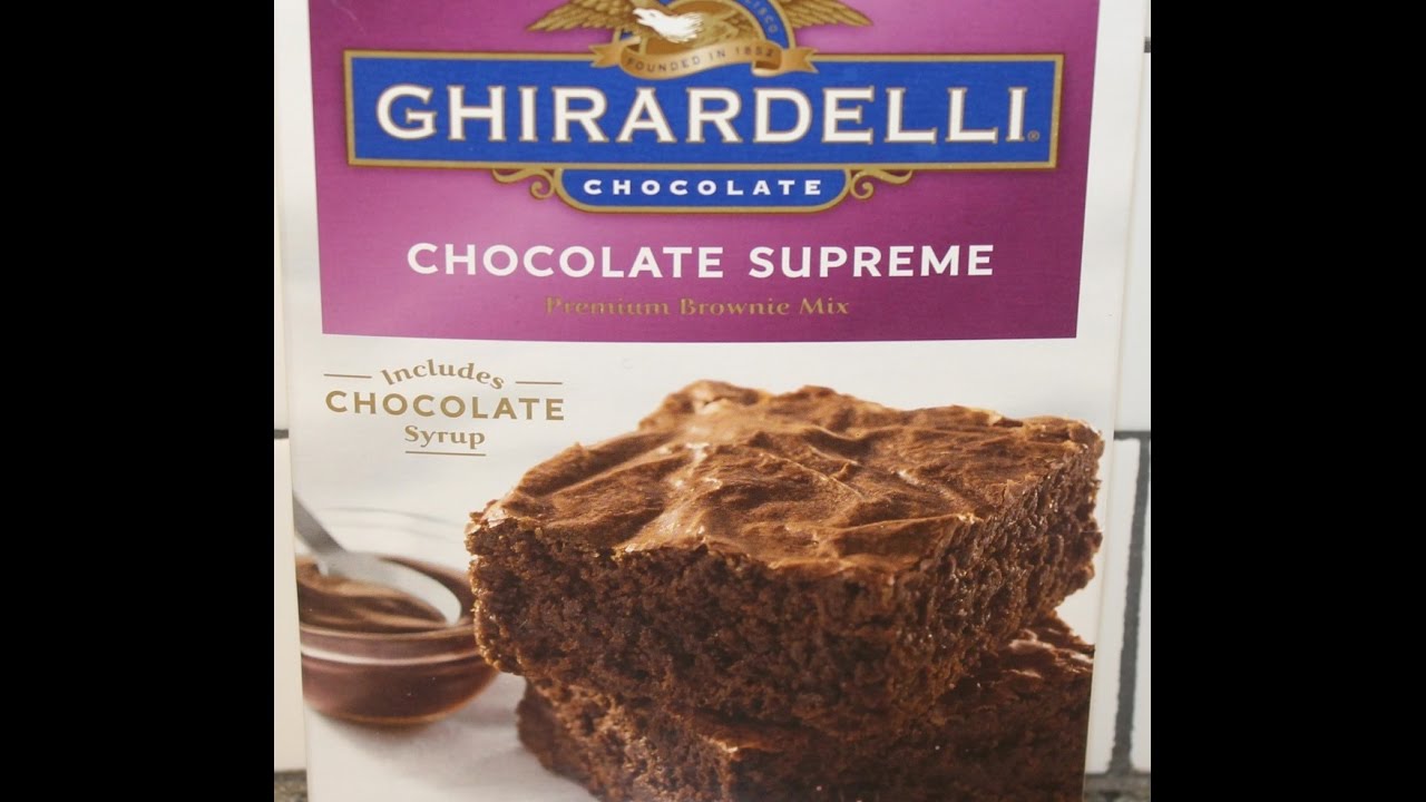 Making Ghirardelli Chocolate Supreme Brownies – Preparation & Review