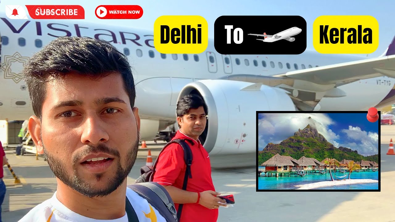 Delhi to Kerala flight | the real story | kerala vlog | delhi to thiruvananthapuram flight | kerala